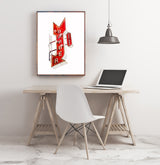 Barber Shop Sign, Melrose Avenue, Los Angeles