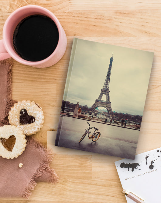 Eiffel Tower with Bike - Notebook