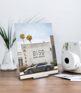 Porsche in Melrose Avenue - Mini Acrylic