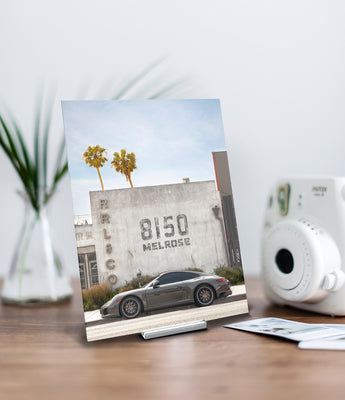 Porsche in Melrose Avenue - Mini Acrylic