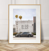 Porsche on Melrose Avenue, Los Angeles