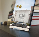 Porsche in Melrose Avenue - Mini Acrylic