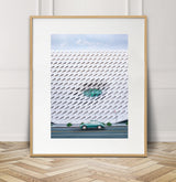 The Broad Museum and Vintage Car