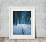 Tram in the Snow
