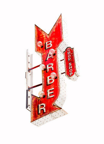 Barber Shop Sign, Melrose Avenue, Los Angeles