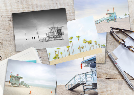 Venice Beach, California - Set of 9 Postcards
